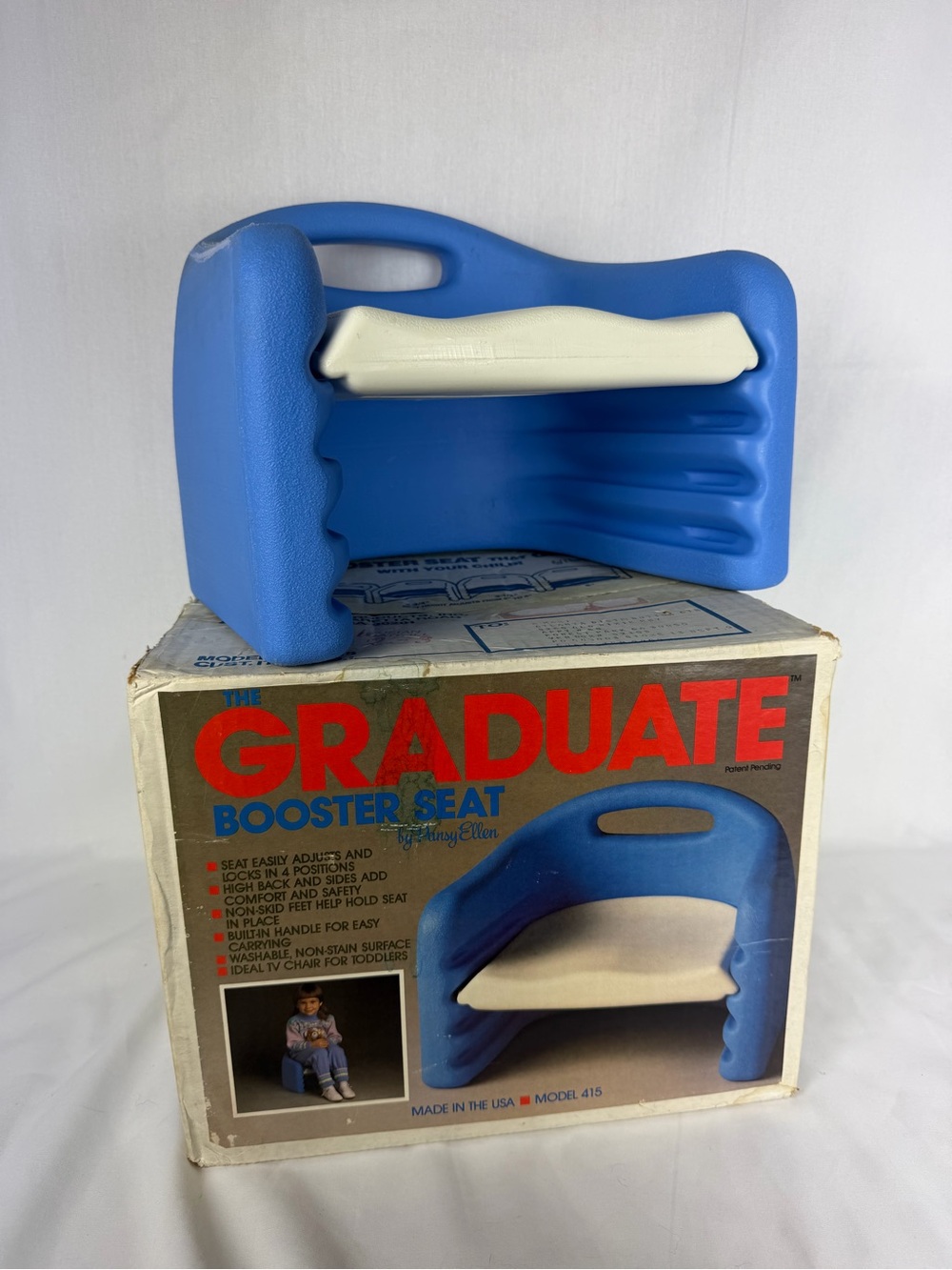 The Graduate Booster Seat by Pansy Ellen Kmart - Blue